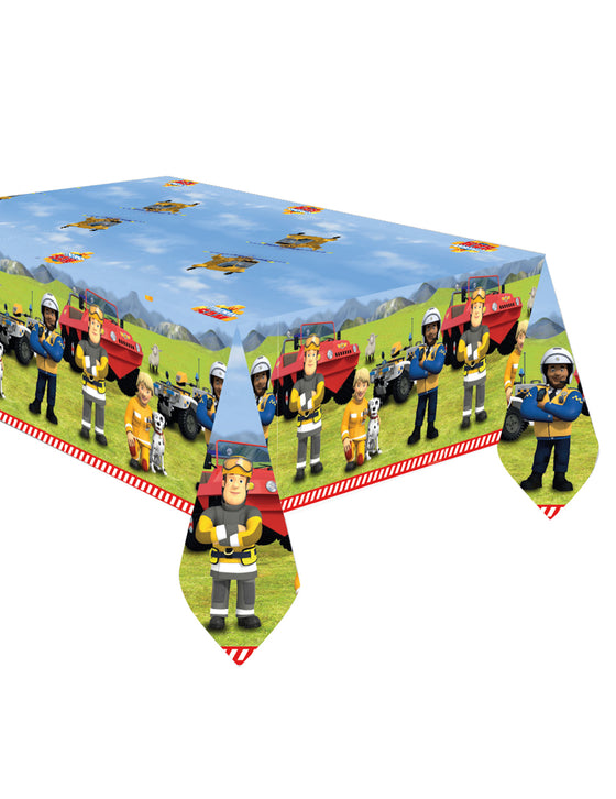 Nappe en papier Sam le Pompier 120 x 180 cm