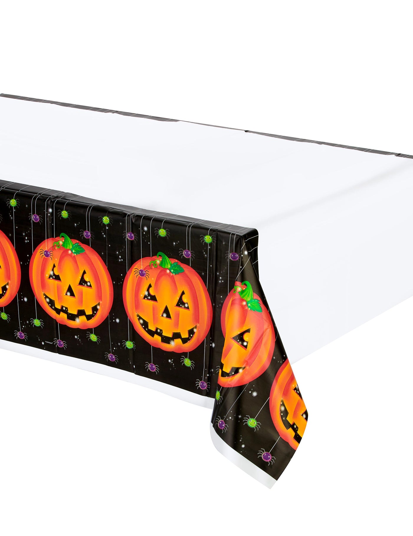 Nappe en plastique citrouille Halloween