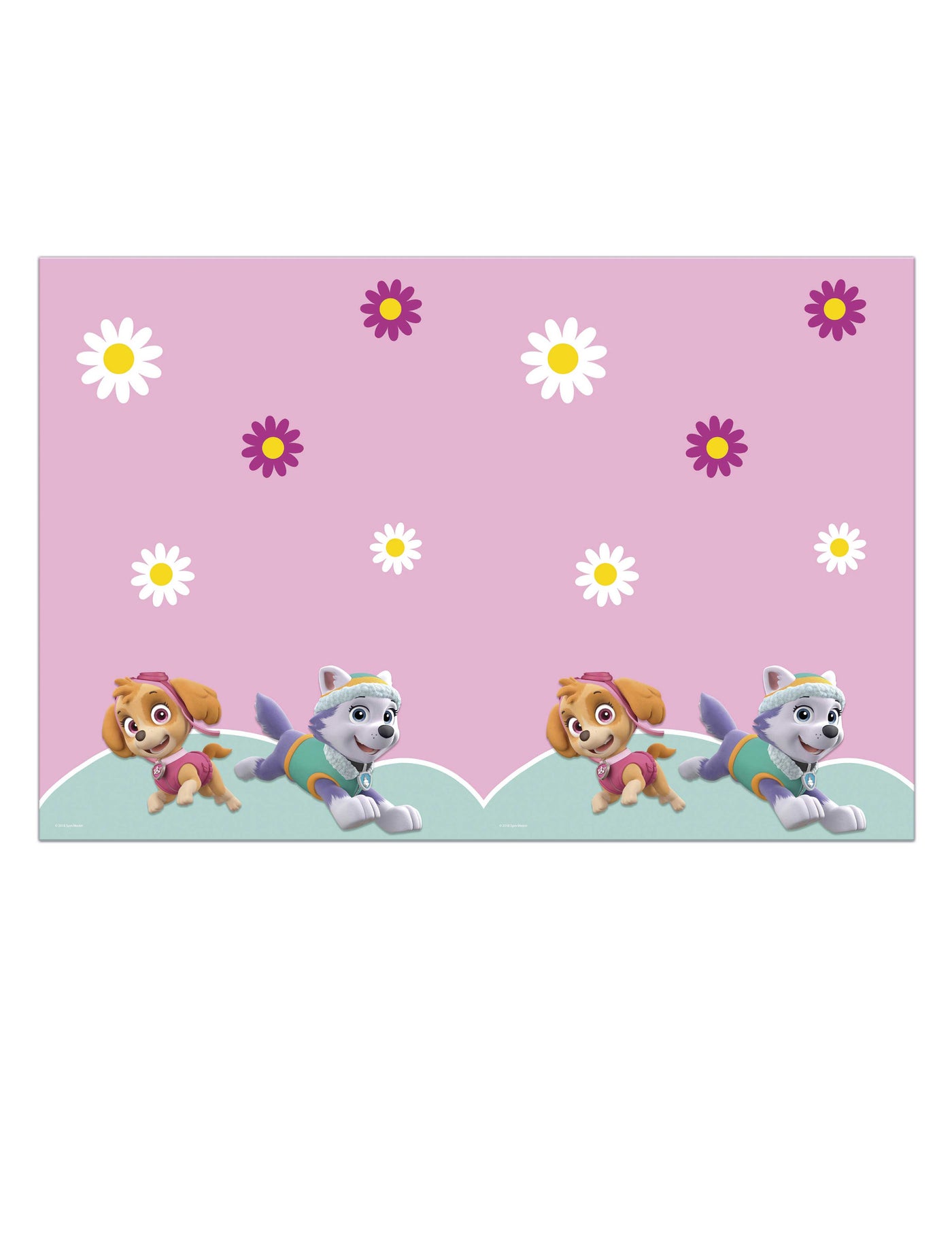 Nappe en plastique Pat' Patrouille Stella et Everest 120 x 180 cm