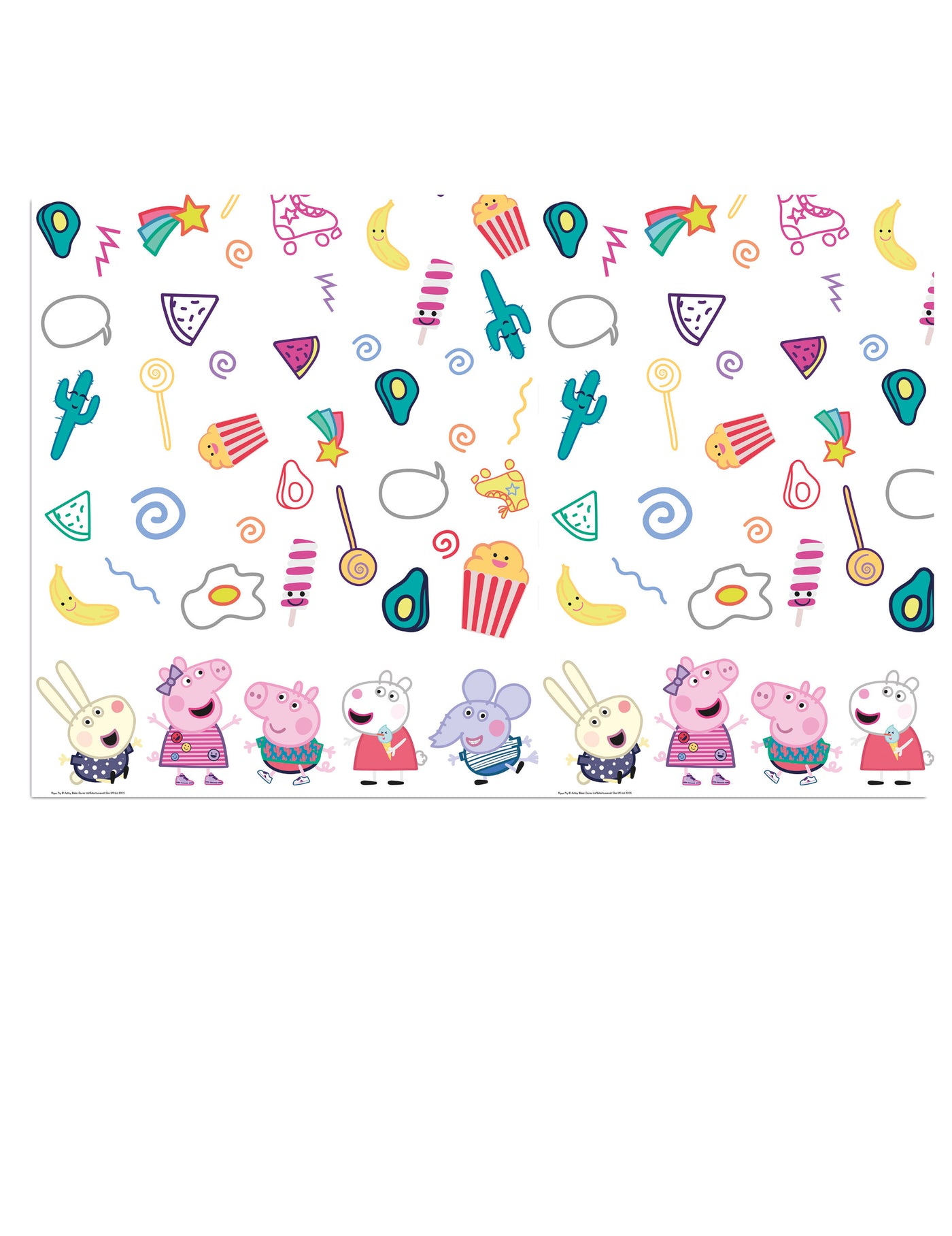 Nappe en plastique Peppa Pig 120 x 180 cm
