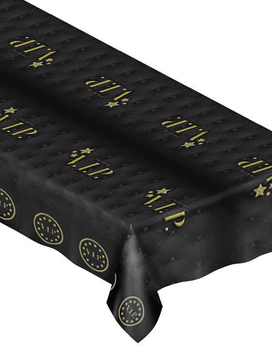 Nappe en plastique vip 270 x 136 cm décoration Hollywood