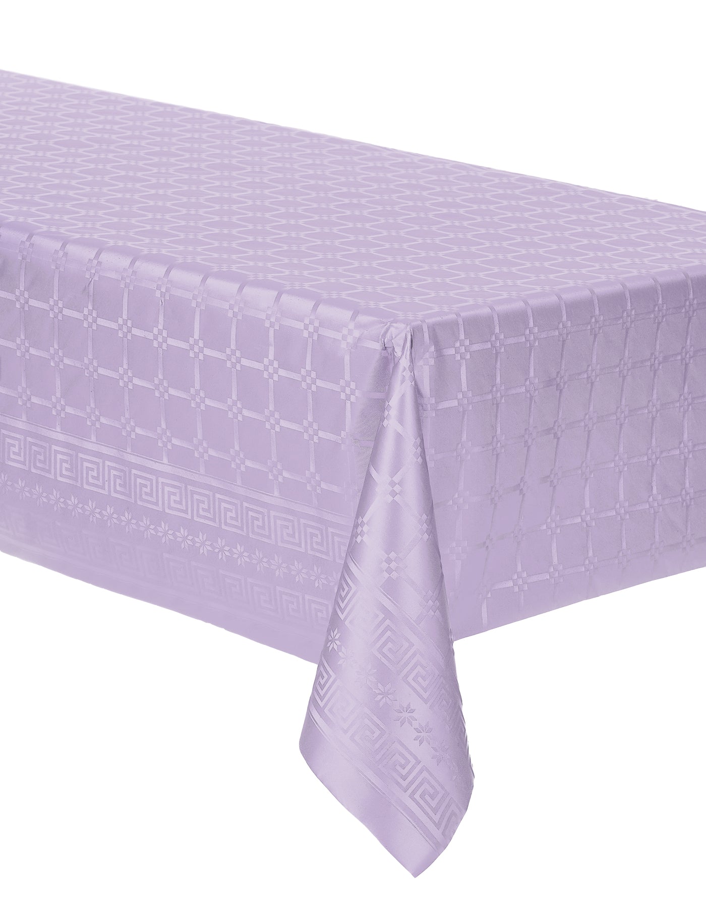 Nappe en rouleau papier damassé lilas 1,2 x 6 m épais