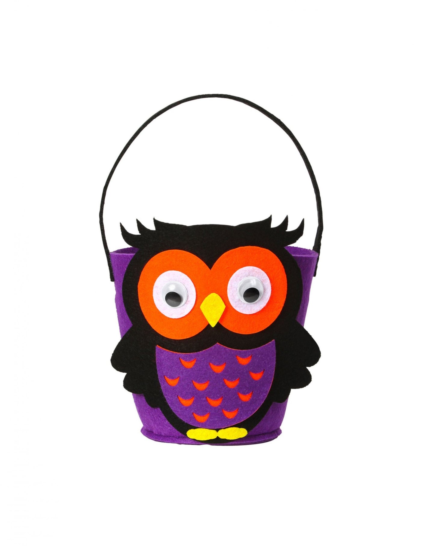 Panier petit hibou violet