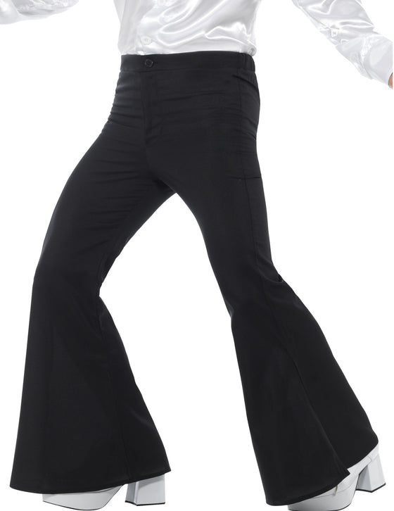Pantalon disco noir homme