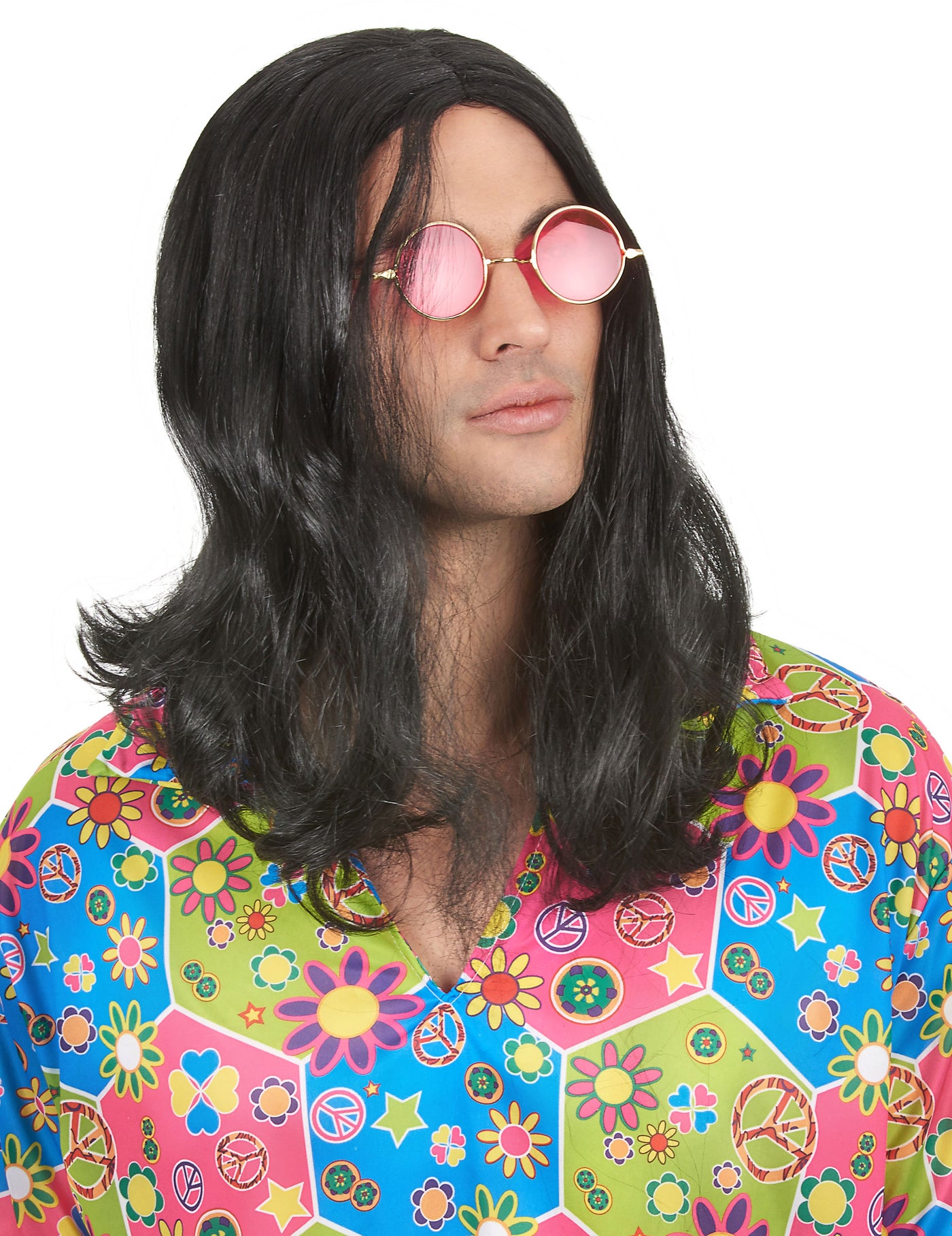 Perruque hippie homme