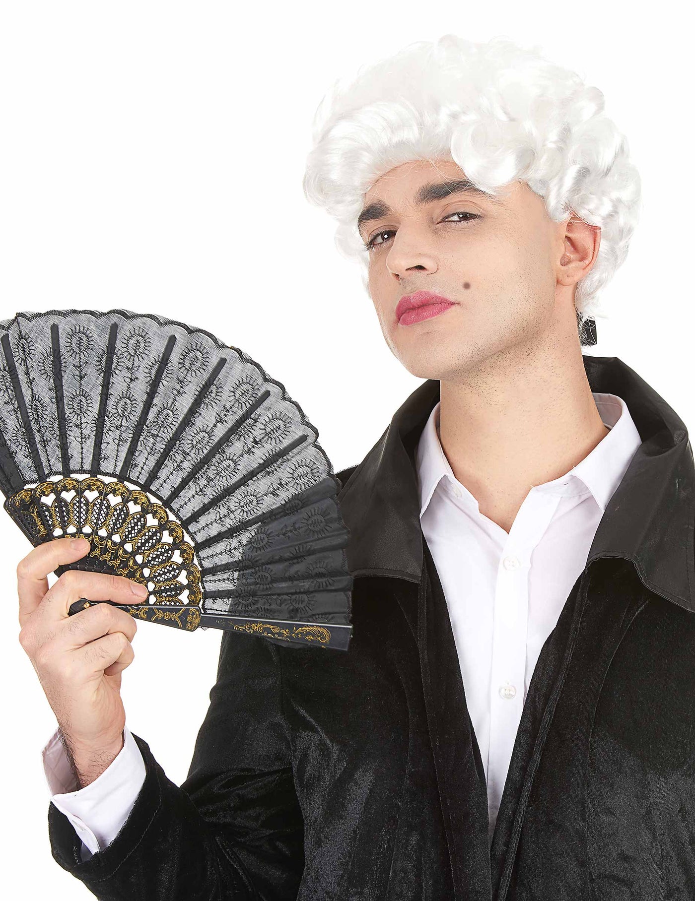 Perruque Marquis blanche homme