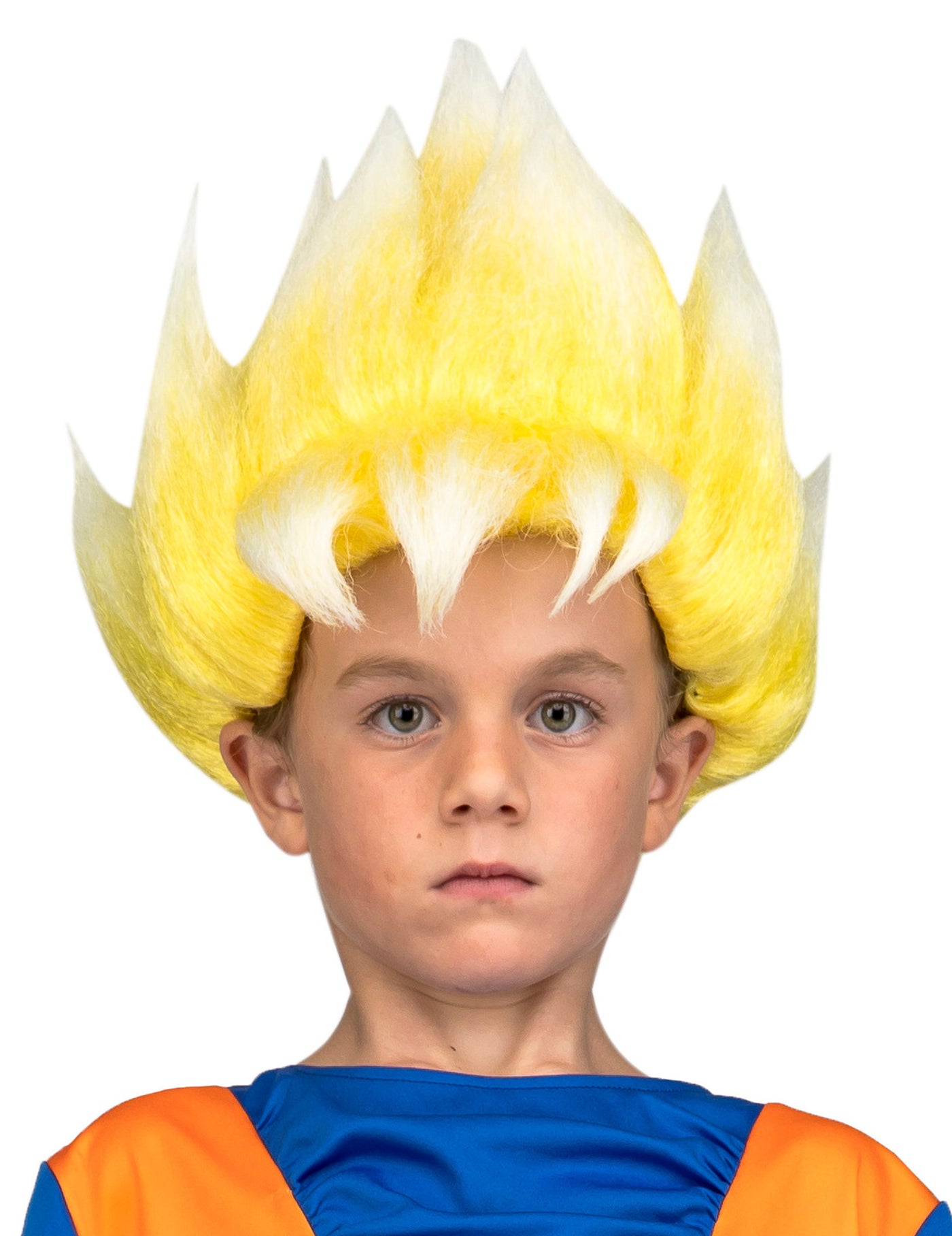 Perruque Super Saiyan Goku Dragon Ball enfant