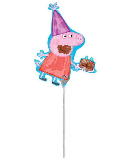 Petit Ballon aluminium Peppa Pig 25 x 33 cm