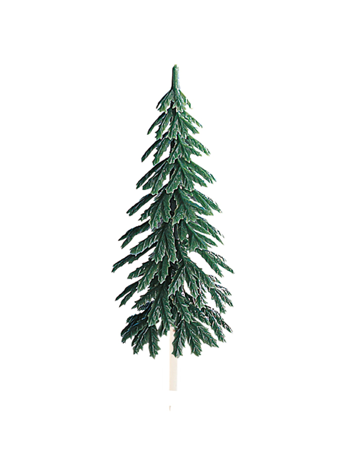 Pic décoratif Sapin plastique bûche de Noël 7 cm