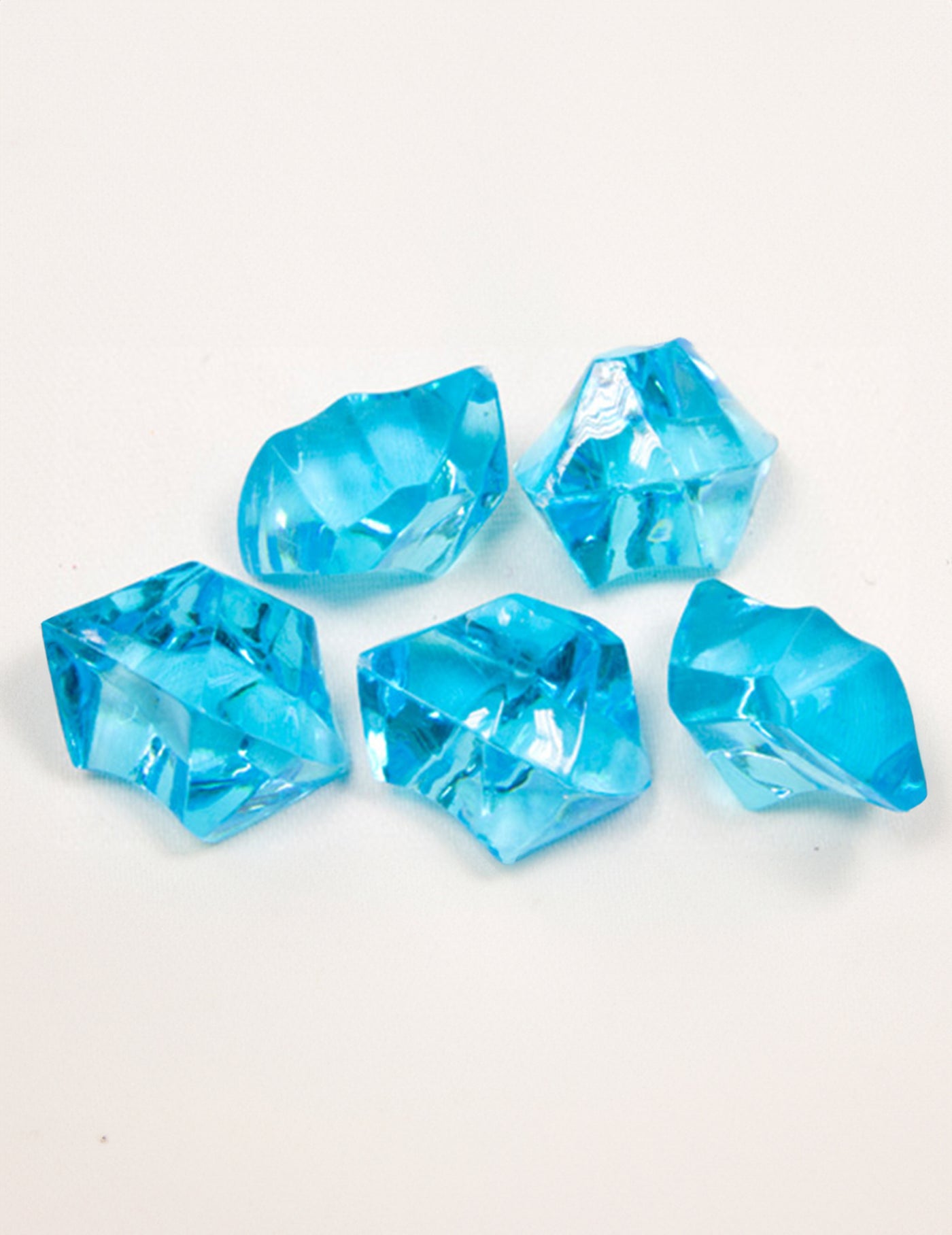 Pierres effet cristal turquoise 50 g pour décoration de table