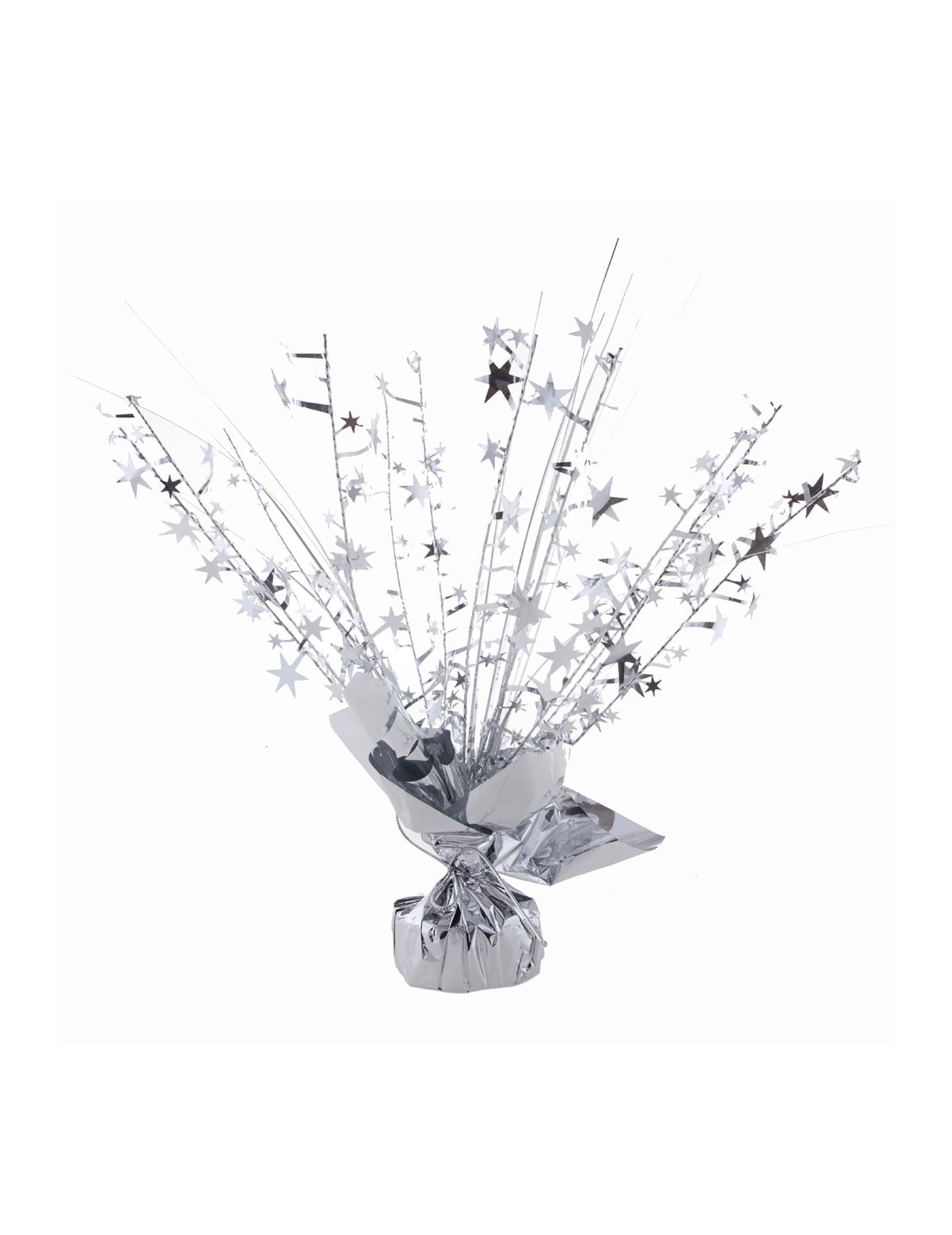 Poids pour ballon hélium étoiles argent 250 gr