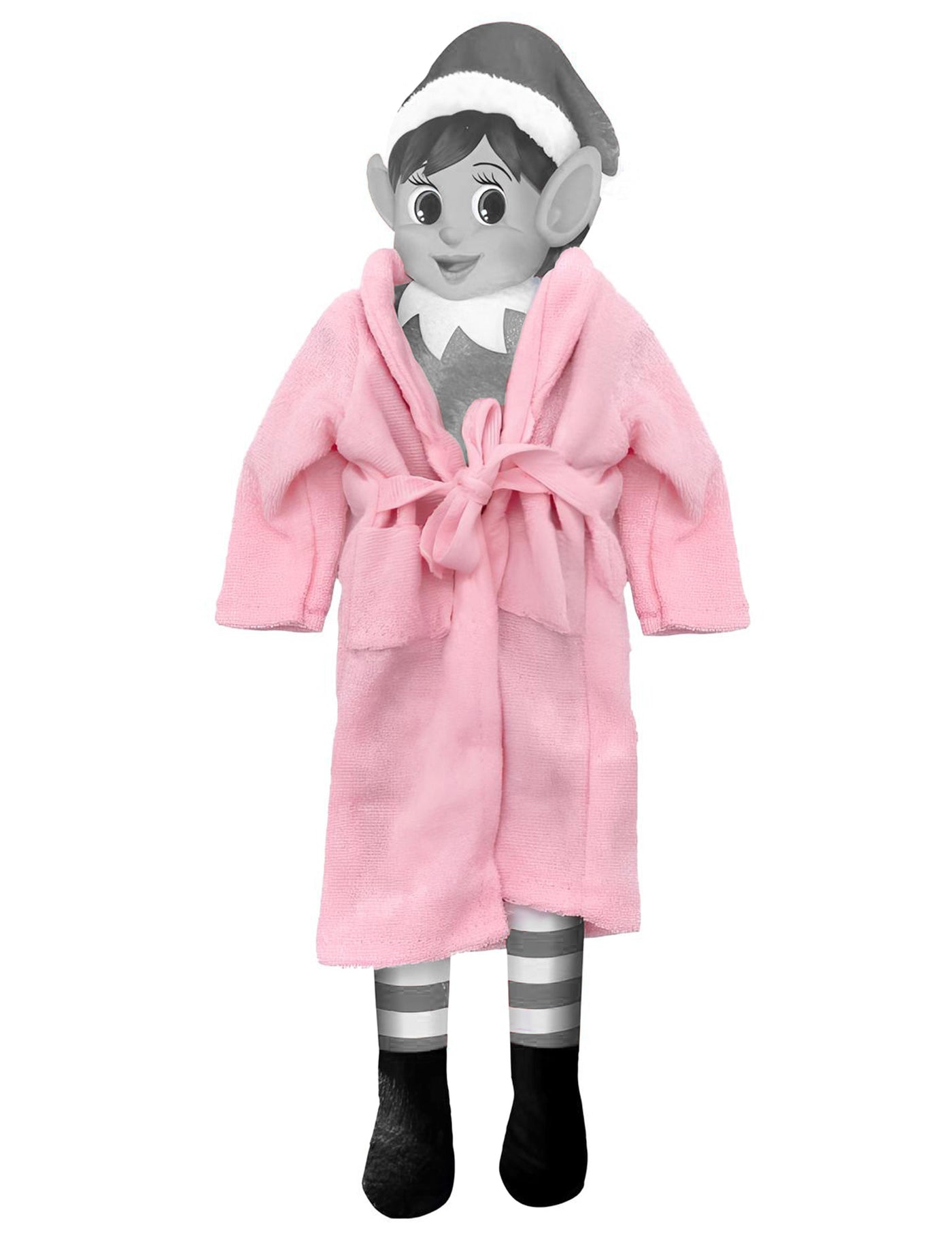 Robe de chambre rose pour poupée lutin farceur