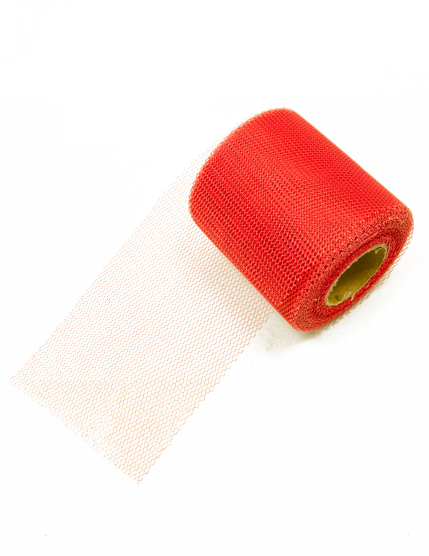 Rouleau de tulle rouge 20 mètres, 8 cm de large