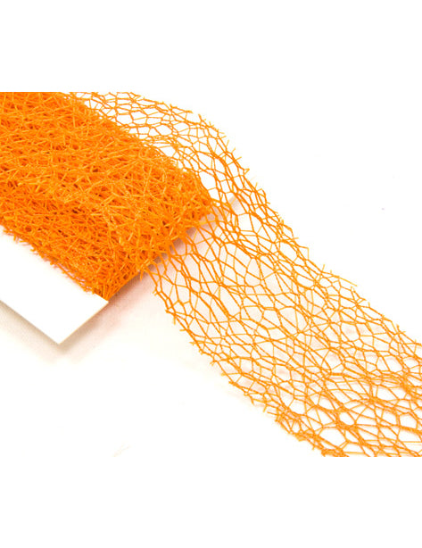 Ruban fantaisie orange 3 m x 4 cm