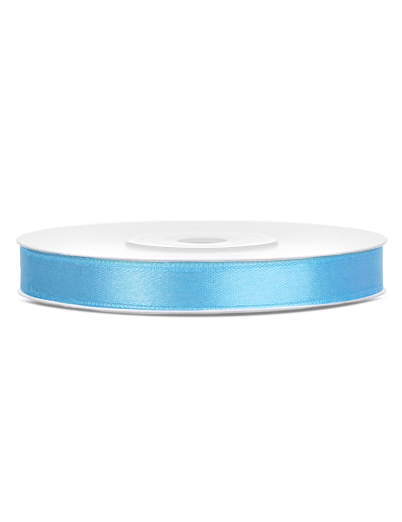 Ruban satin bleu ciel 0.6 cm x 25 m