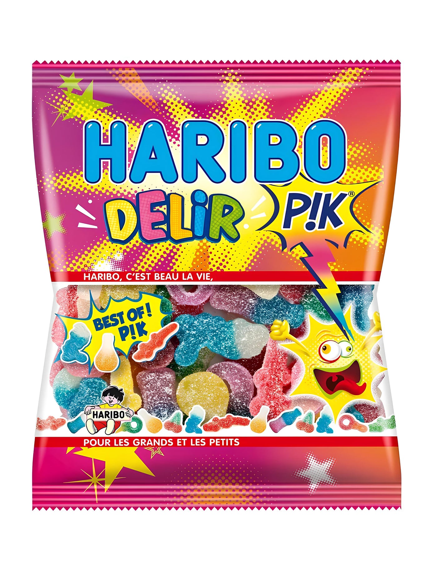 Sachet Bonbons Delir' Haribo - 120 g.