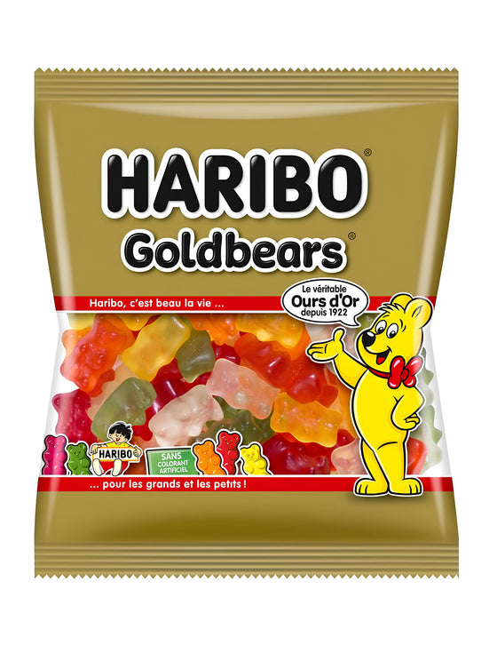 Sachet Bonbons Haribo L'ours d'Or - 120 g.