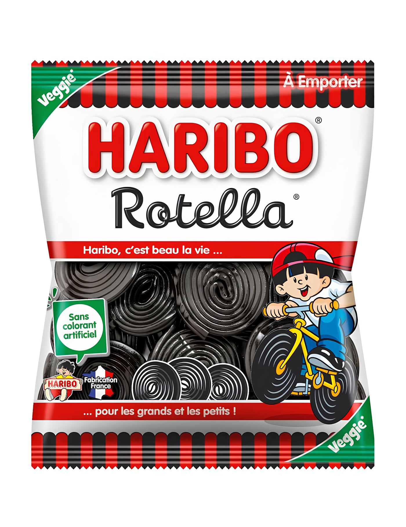 Sachet bonbons rotella Haribo - 120 g