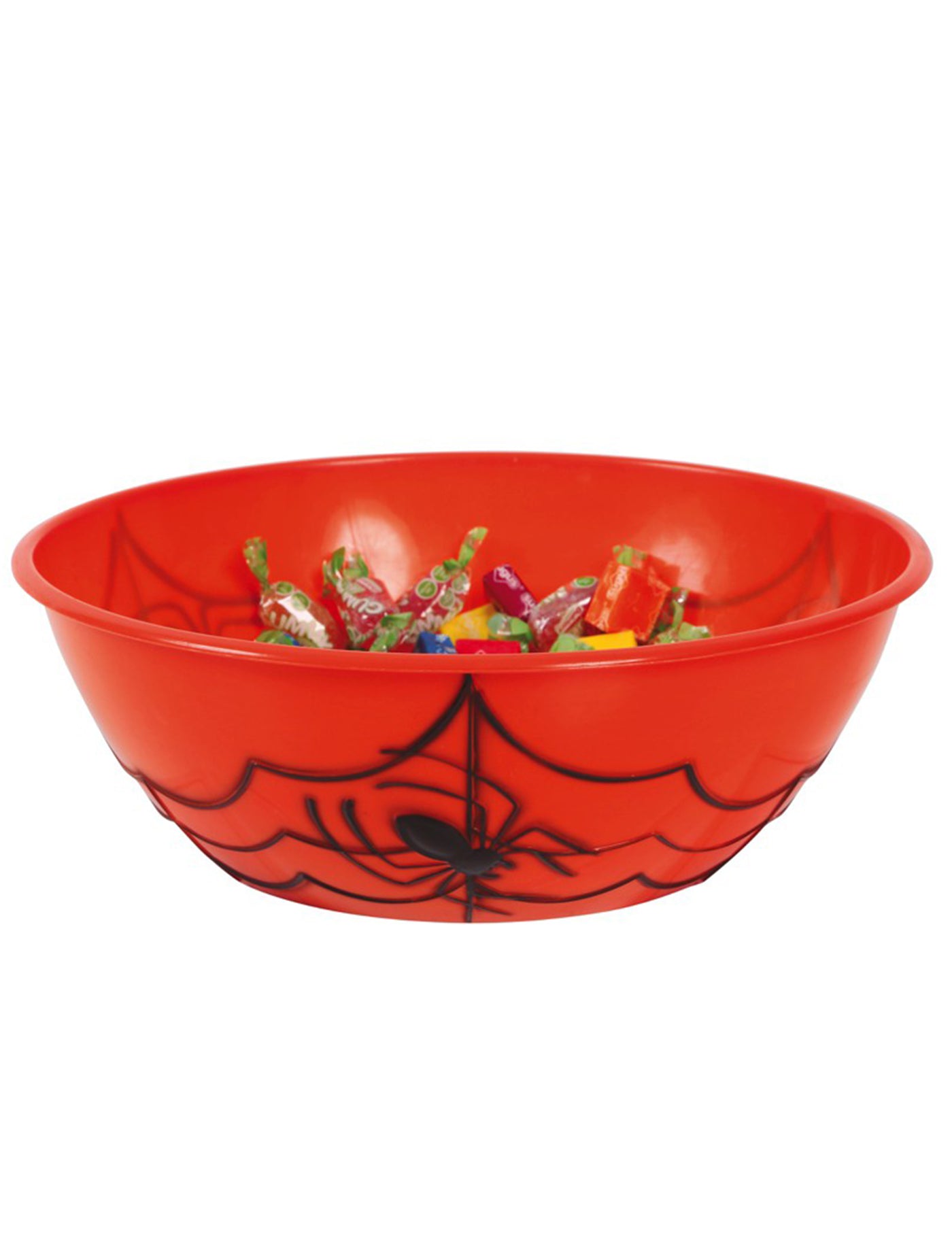 Saladier à bonbons en plastique orange Halloween