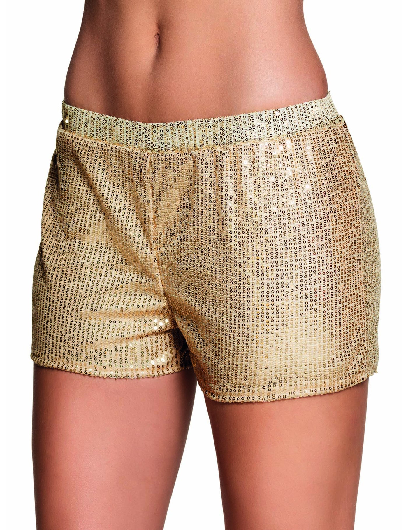 Shorty à sequins or femme