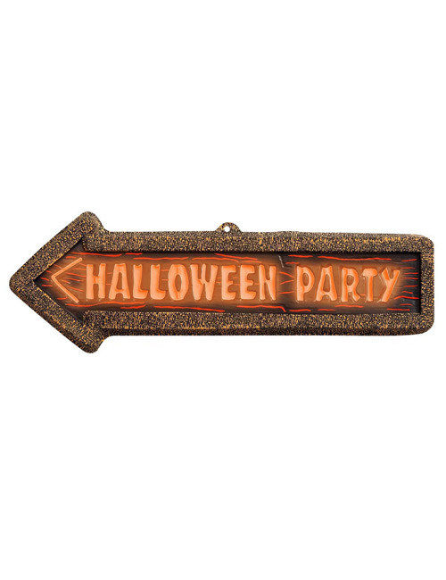 Flèche signalétique Halloween Party