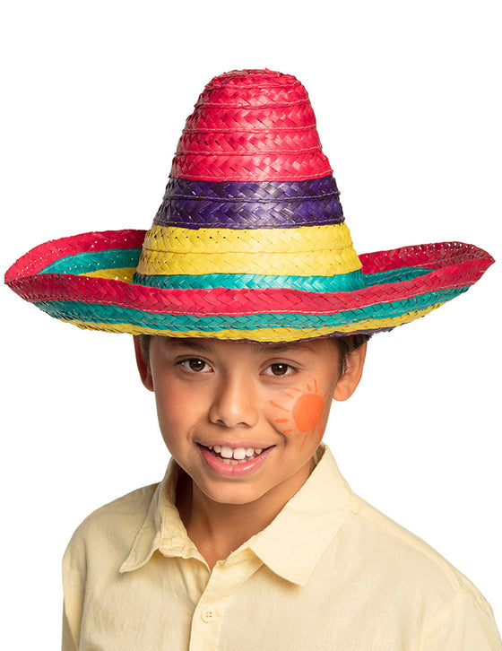 Sombrero multicolore enfant