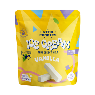 Star Candies Freeze-Dried Ice Cream Vanilla Small