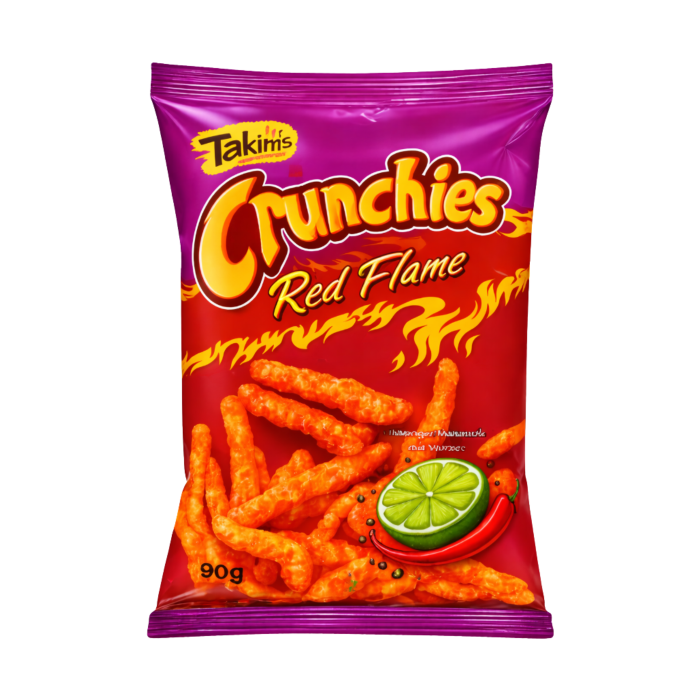 Takim's chunchies Red Flame Chili & Lime
