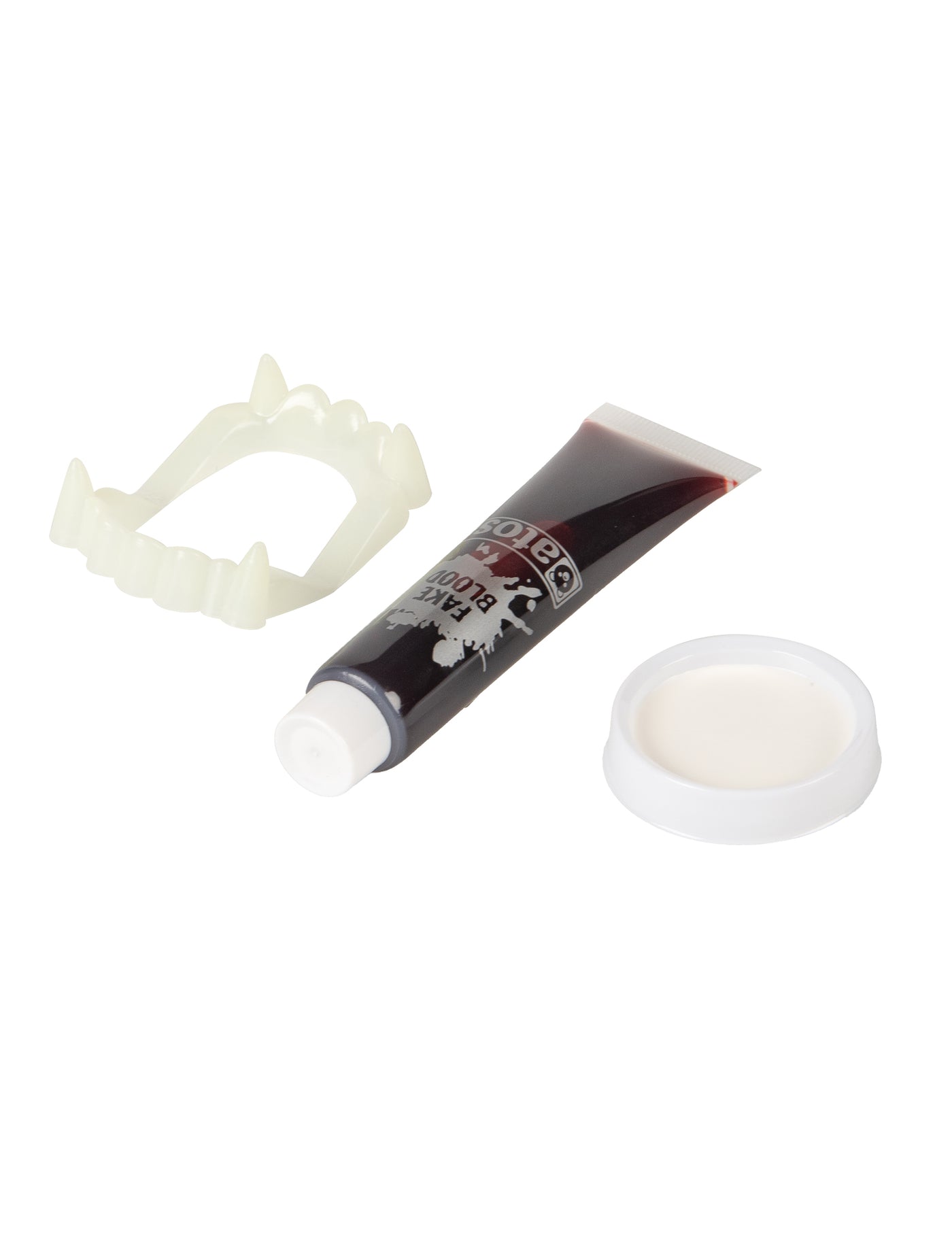 Tube sang avec dentier Halloween