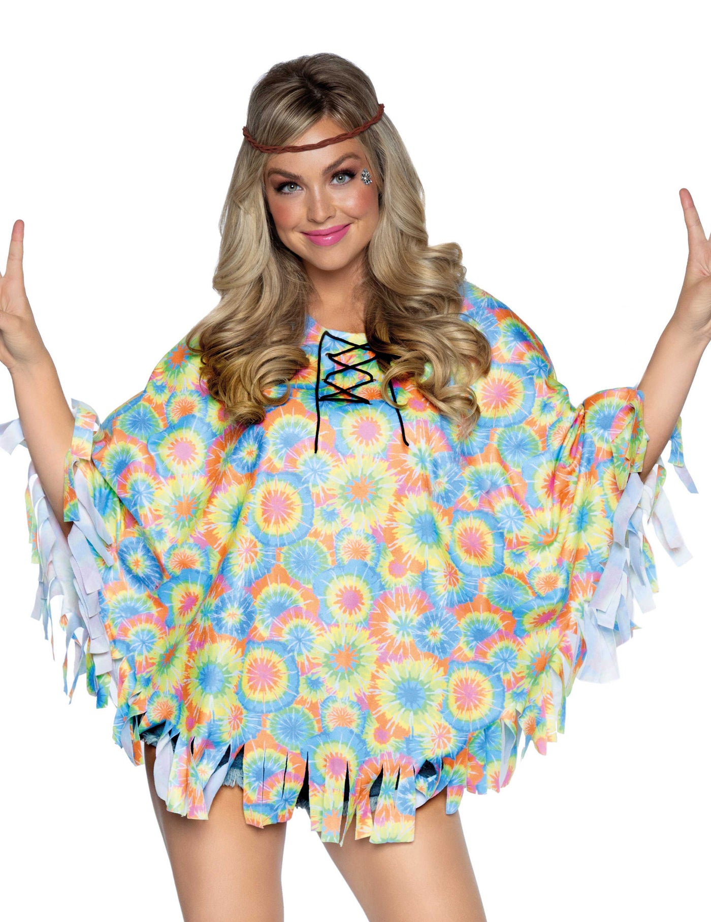 Tunique avec headband hippie femme