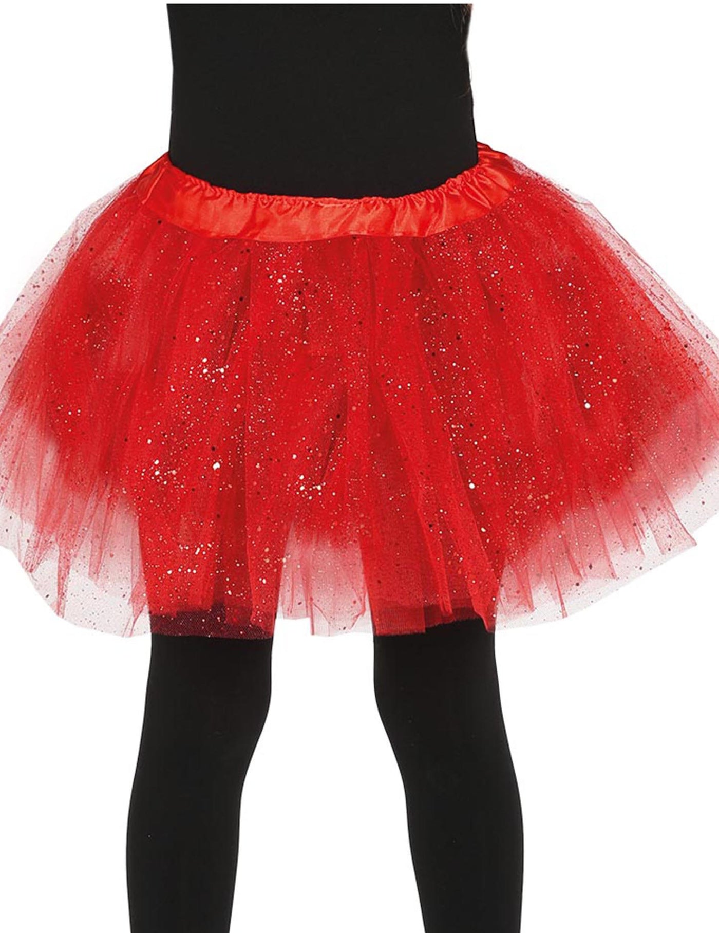 Tutu rouge à paillettes fille