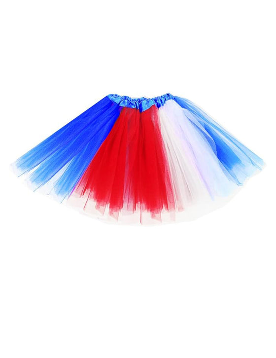Tutu supporter France bleu blanc rouge