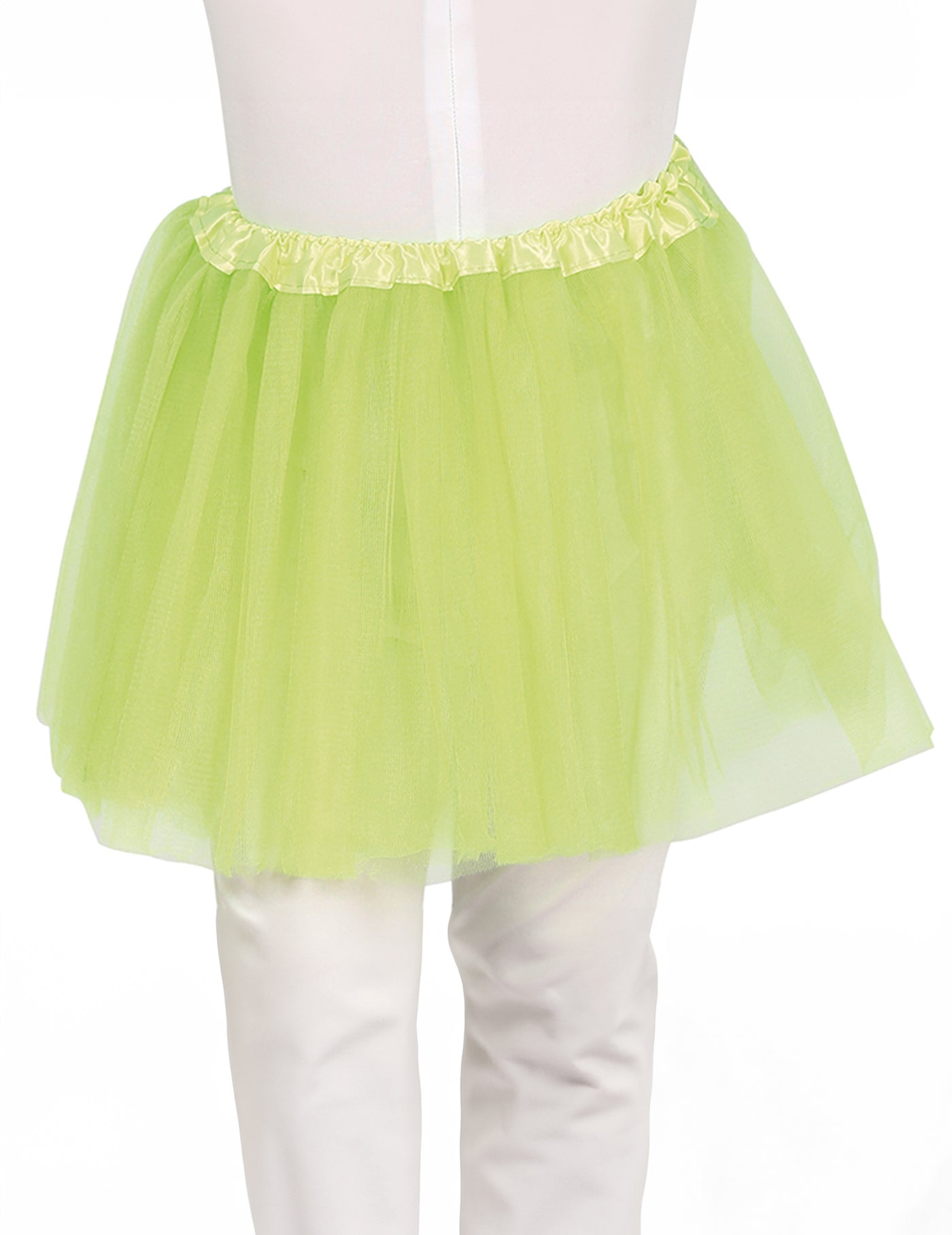 Tutu vert avec jupon opaque enfant