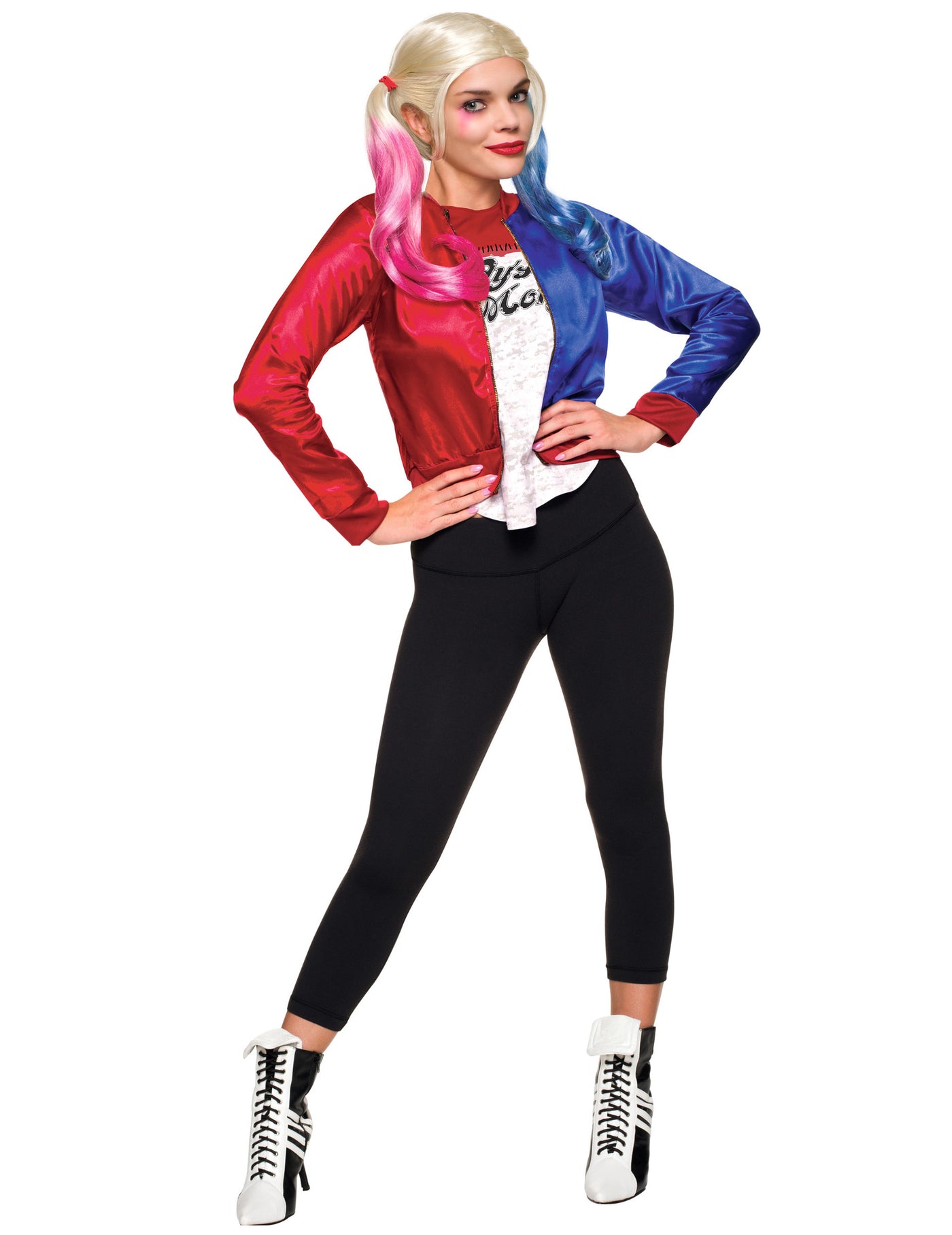 Veste et t-shirt intégré Harley Quinn Suicide Squad femme