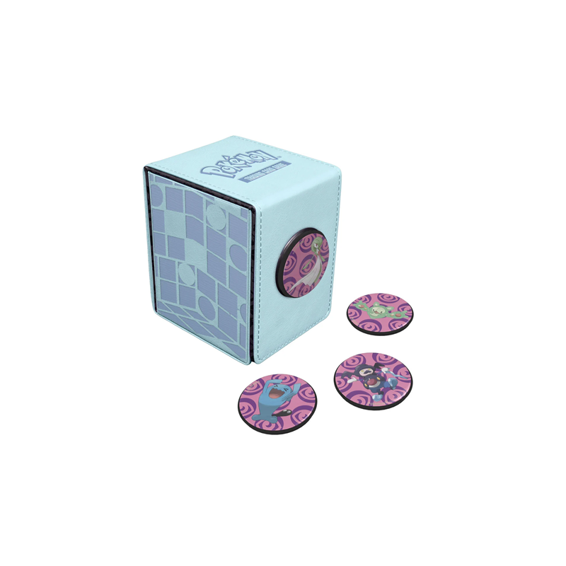 ULTRA PRO - Gardevoir - Deck Box en Similicuir + Badges Magnétiques
