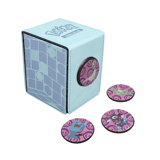 ULTRA PRO - Gardevoir - Deck Box en Similicuir + Badges Magnétiques