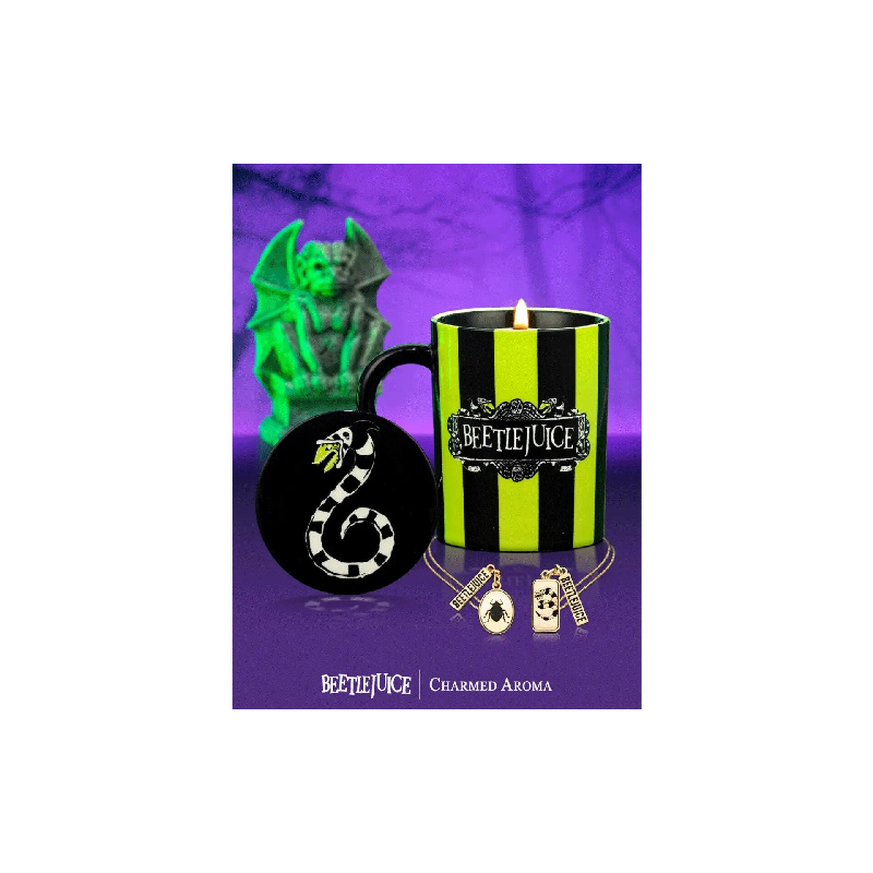 Bougie parfumée Beetlejuice Mug phosphorescent (collier)