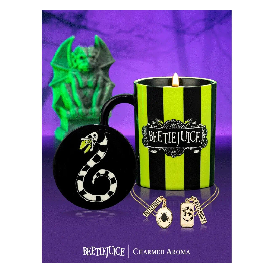 Bougie parfumée Beetlejuice Mug phosphorescent (collier)
