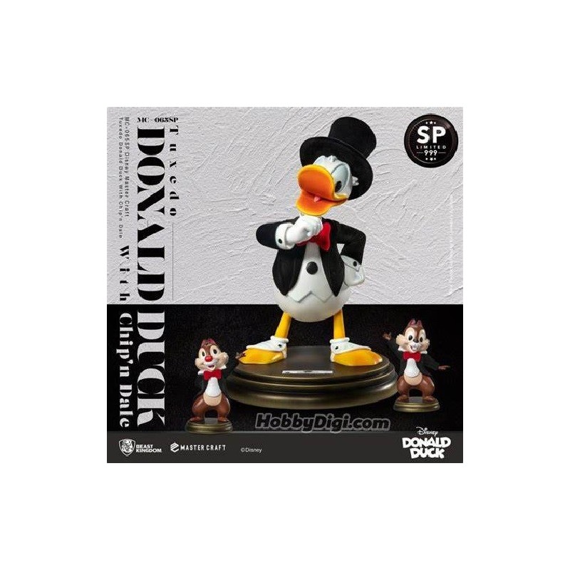 Disney 100th statuette Master Craft Tuxedo Donald Duck (Chip'n und Dale) 40 cm