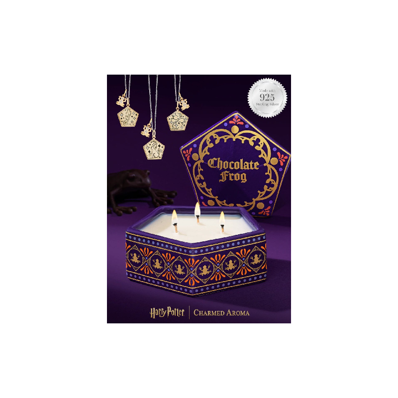 Bougie parfumée Harry Potter Chocolate Frog - Wizard Cards (collier)