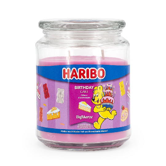 Bougie parfumée Haribo Birthday Cake - 510g