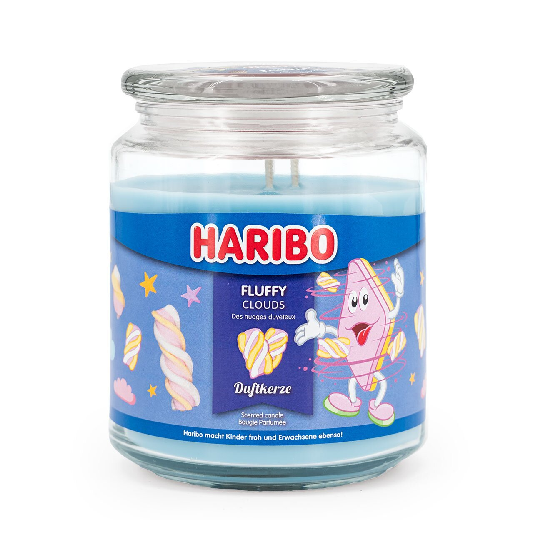 Bougie parfumée Haribo Fluffy Clouds - 510g