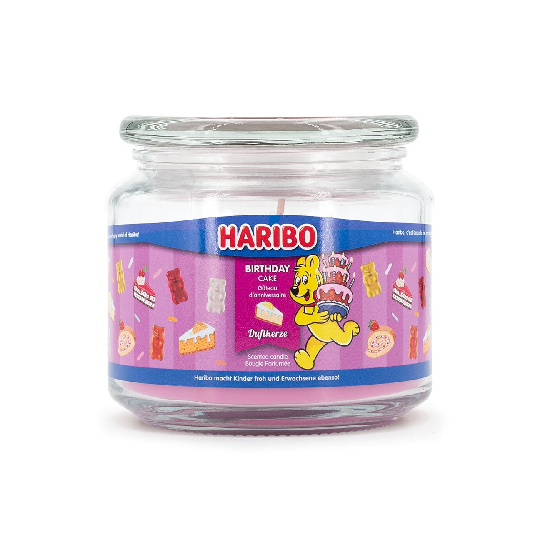 Bougie parfumée Haribo Birthday Cake - 300g