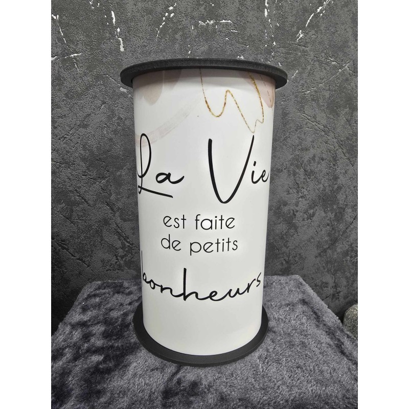 Lumineuse Led "La vie est faite de petits bonheurs "