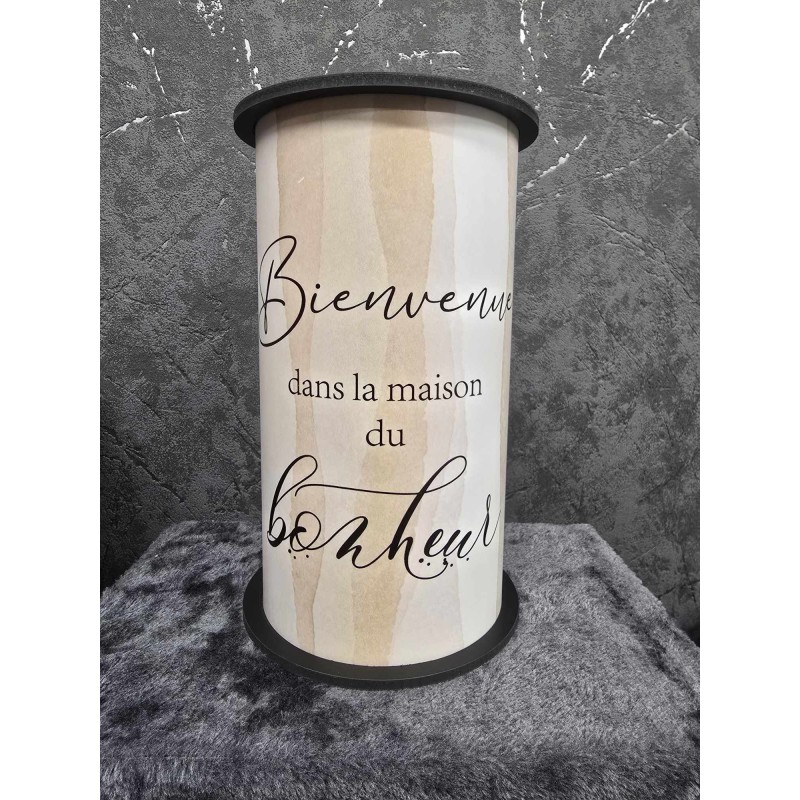 Lumineuse Led "Bienvenue dans la maison du bonheur"