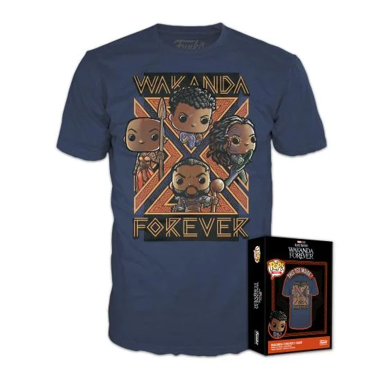 BLACK PANTHER WAKANDA FOREVER - Groupe - T-Shirt POP (XL)