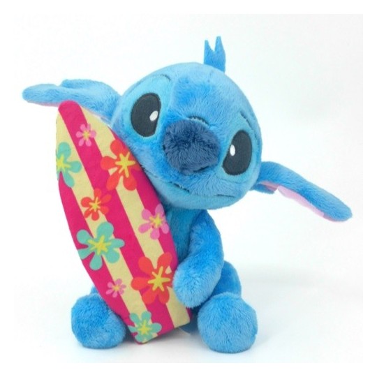 STITCH - Peluche Stitch avec Planche de Surf - 25cm
