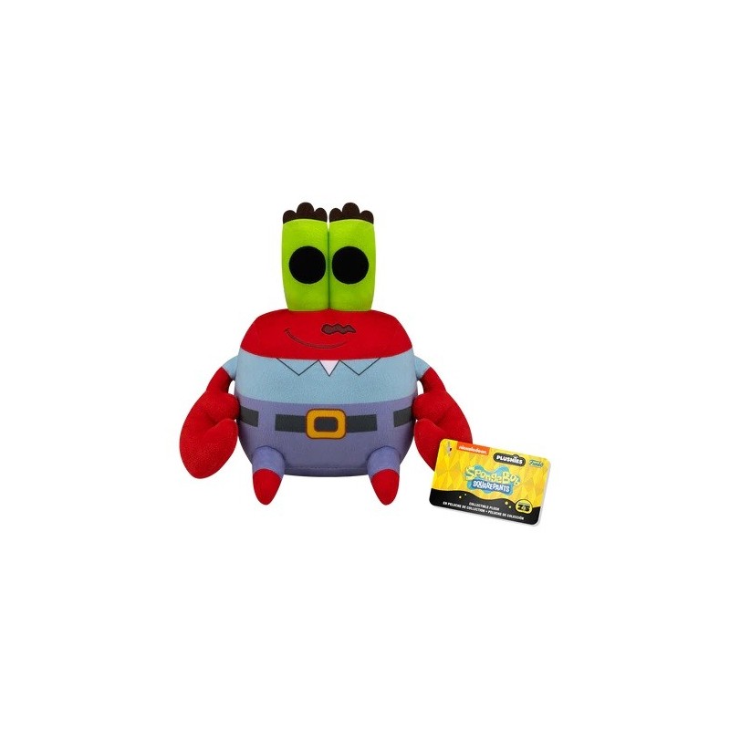 BOB L'EPONGE - Funko Peluche 18cm - Mr Krabs