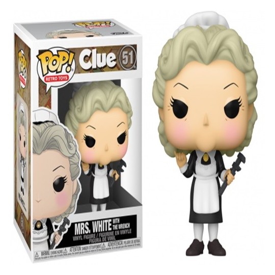 CLUEDO - POP NÂ° 51 - Mrs. White w/ Wrench
