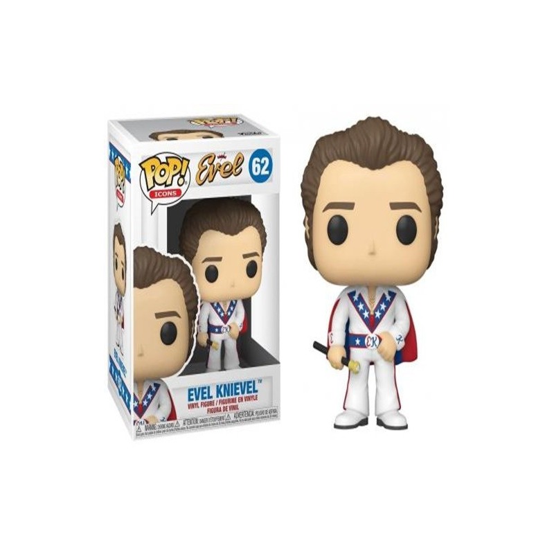 EVEL KNIEVEL - POP N° 62 - Evel Knievel w/ Cape